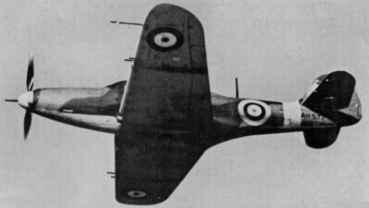 RAF Airacobra in flight