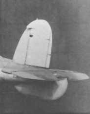 Blackburn Roc floatplane rudder extension